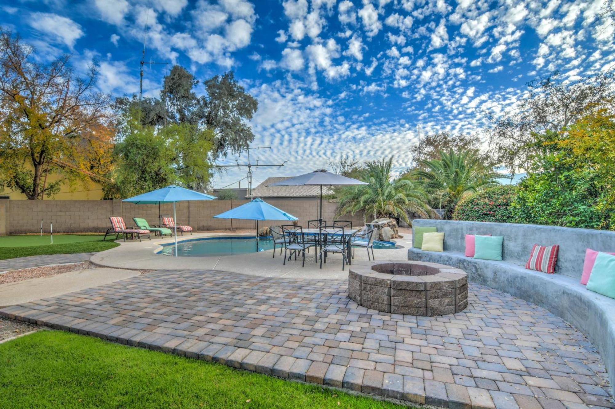 Villa Route 66 Oasis In Downtown Gilbert With Heated Pool & Mini Golf Extérieur photo