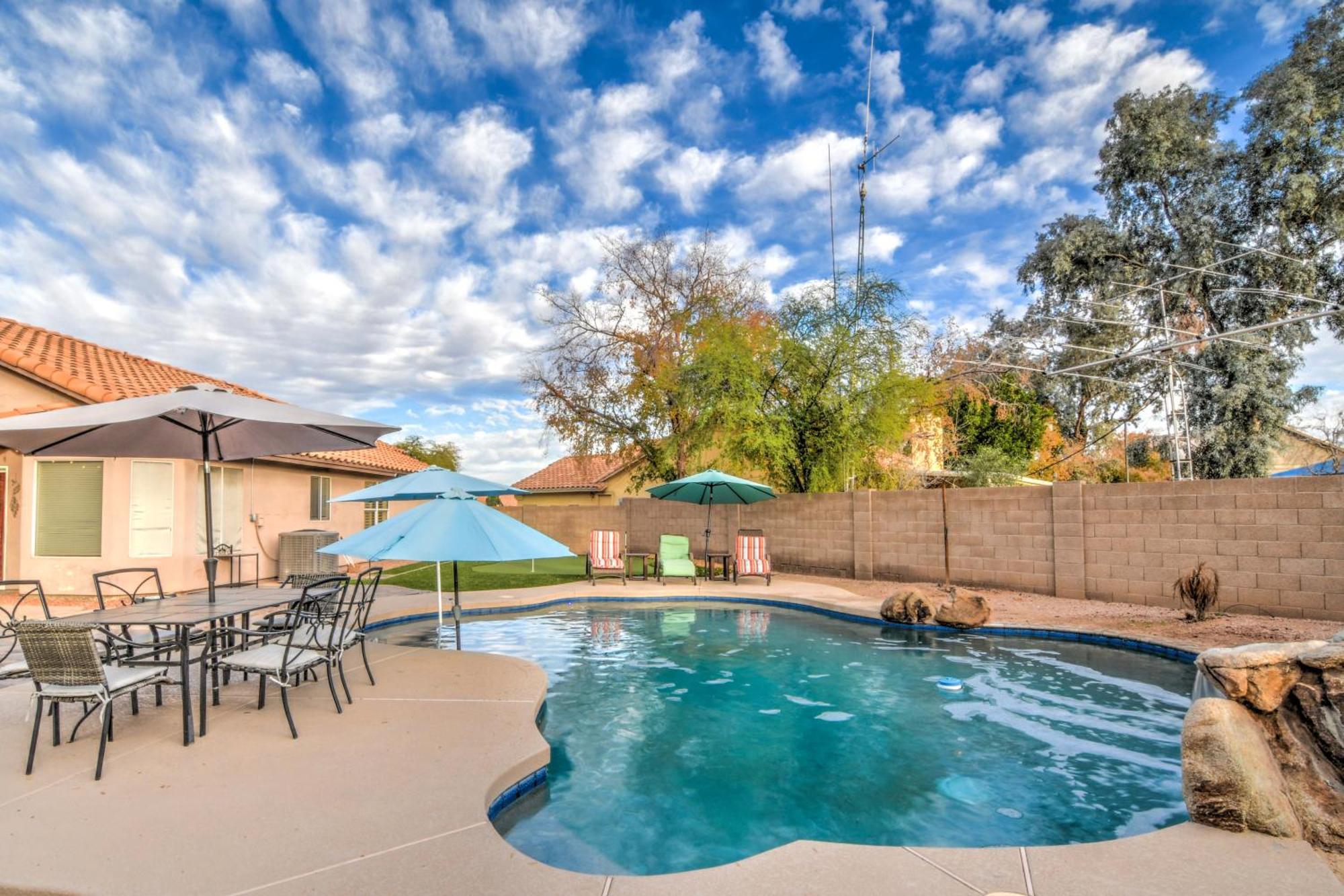 Villa Route 66 Oasis In Downtown Gilbert With Heated Pool & Mini Golf Extérieur photo