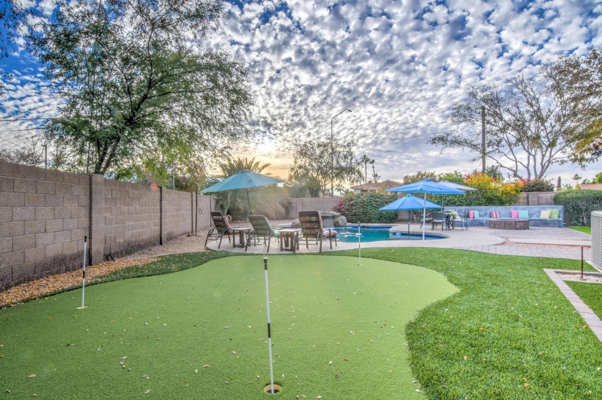 Villa Route 66 Oasis In Downtown Gilbert With Heated Pool & Mini Golf Extérieur photo